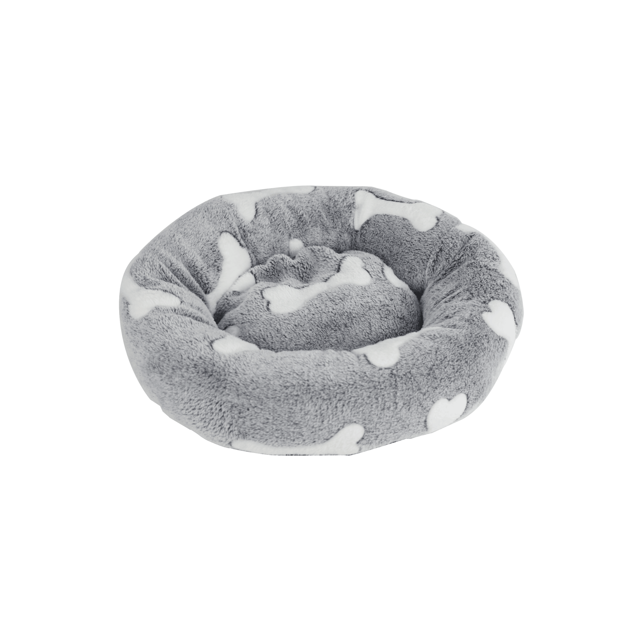 Snappy Round Bed Ringo Gray Small