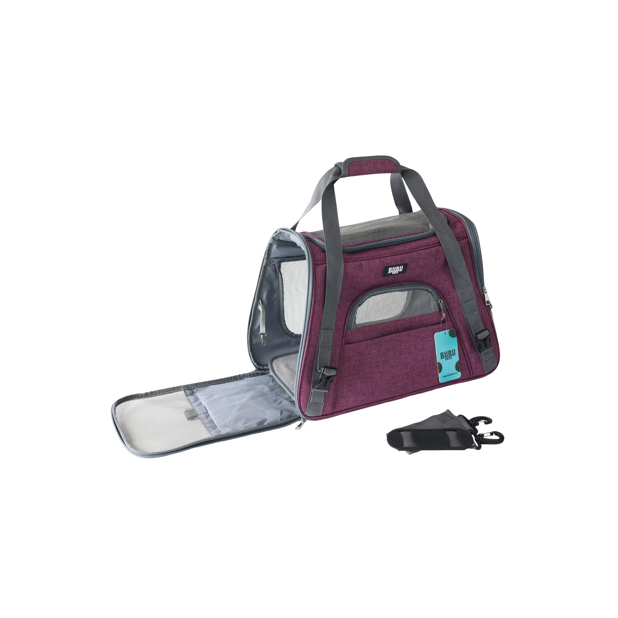 BubuPets Transporter Pet Venture - Small Purple