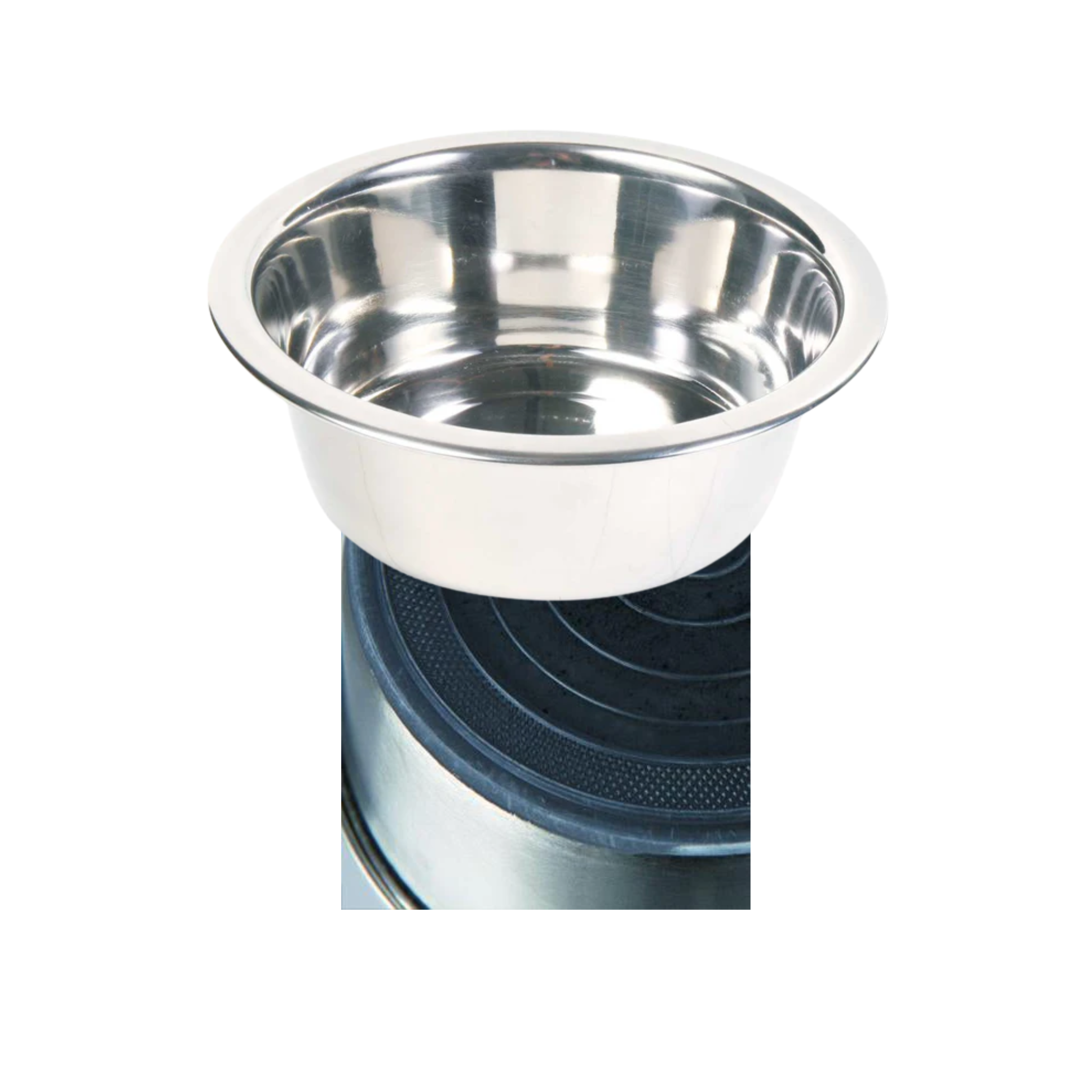 Trixie Bowl Stainless Steel Bowl Rubber Base 1.7 l, 21 cm