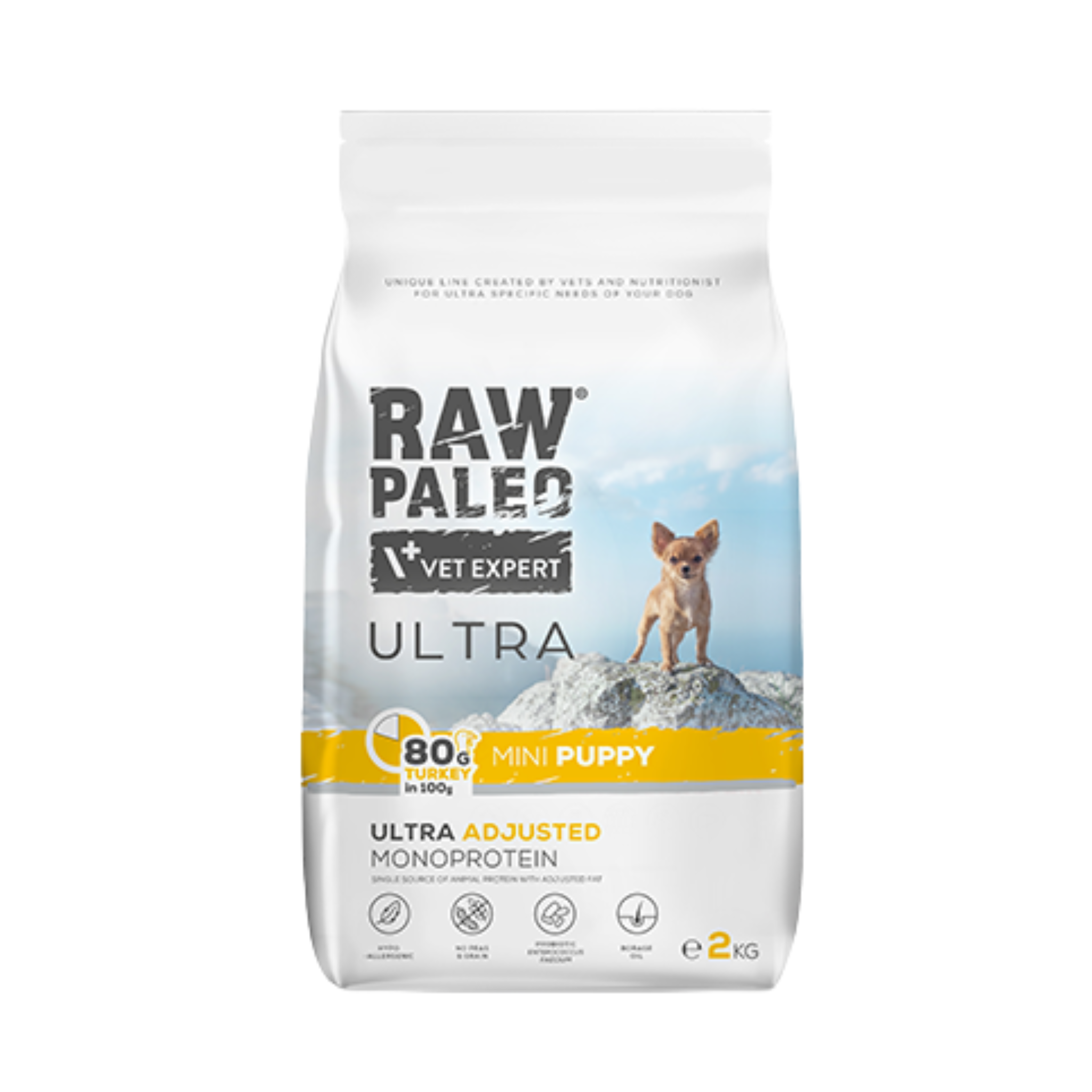 Raw Paleo Ultra Mini Puppy Turkey Dry