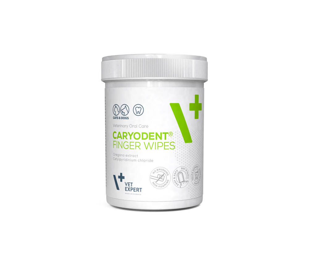 Vet Expert Caryodent Finger Wipes 50pc