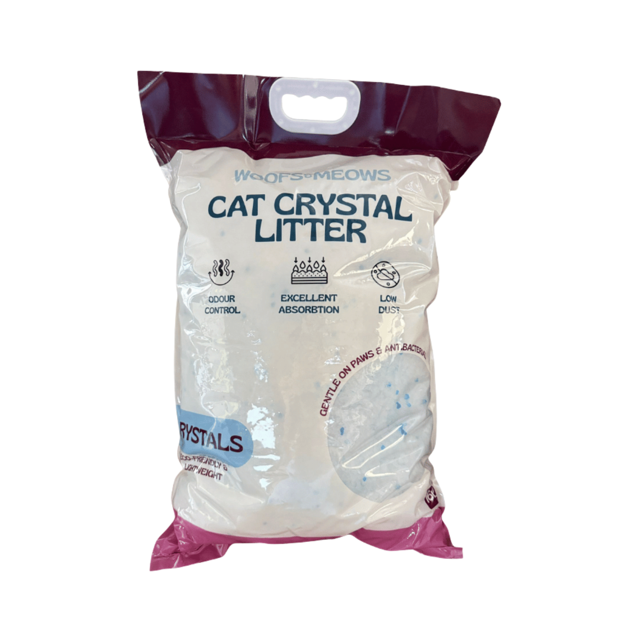 Woof & Meows Silica Gel Cat Litter 16lt