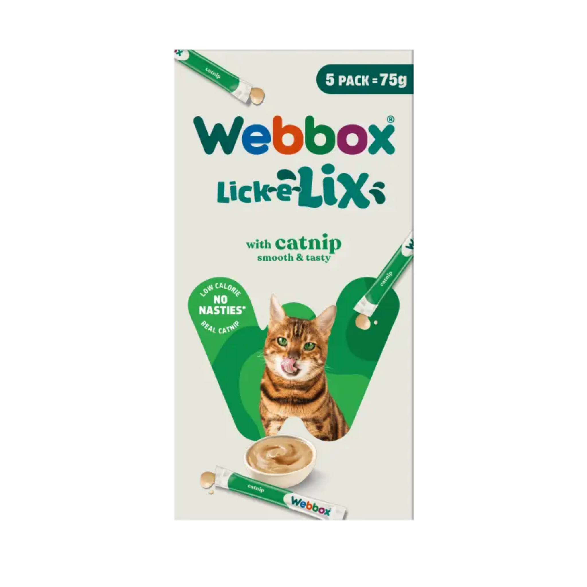 Webbox Lick-e-Lix Catnip Cat Treats 75g