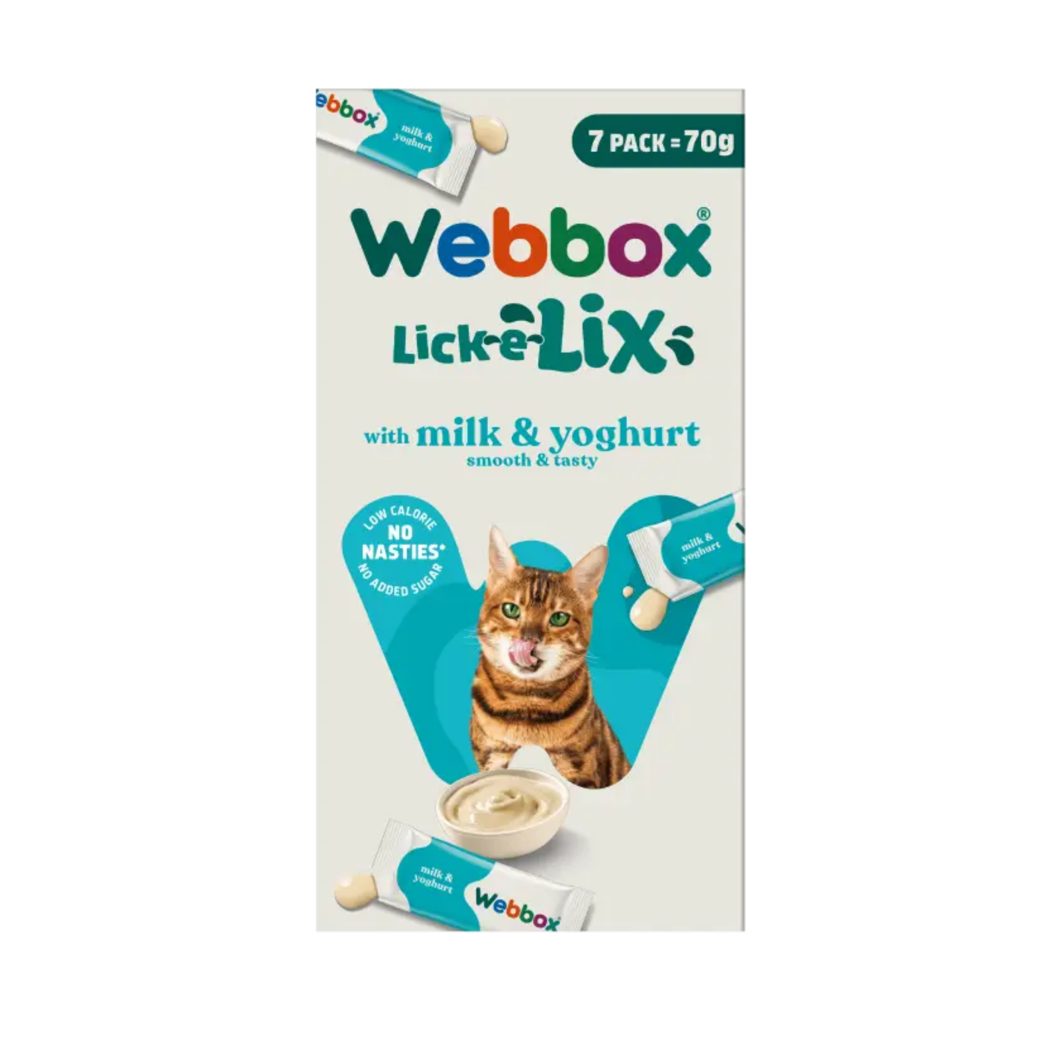 Webbox Lick-e-Lix Lick & Lik Milk & Yoghurt 70g