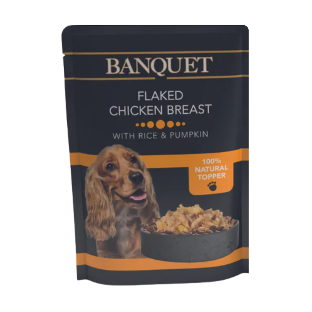 Banquet Flaked Chicken Breast with Rice & Pumpkin 100g