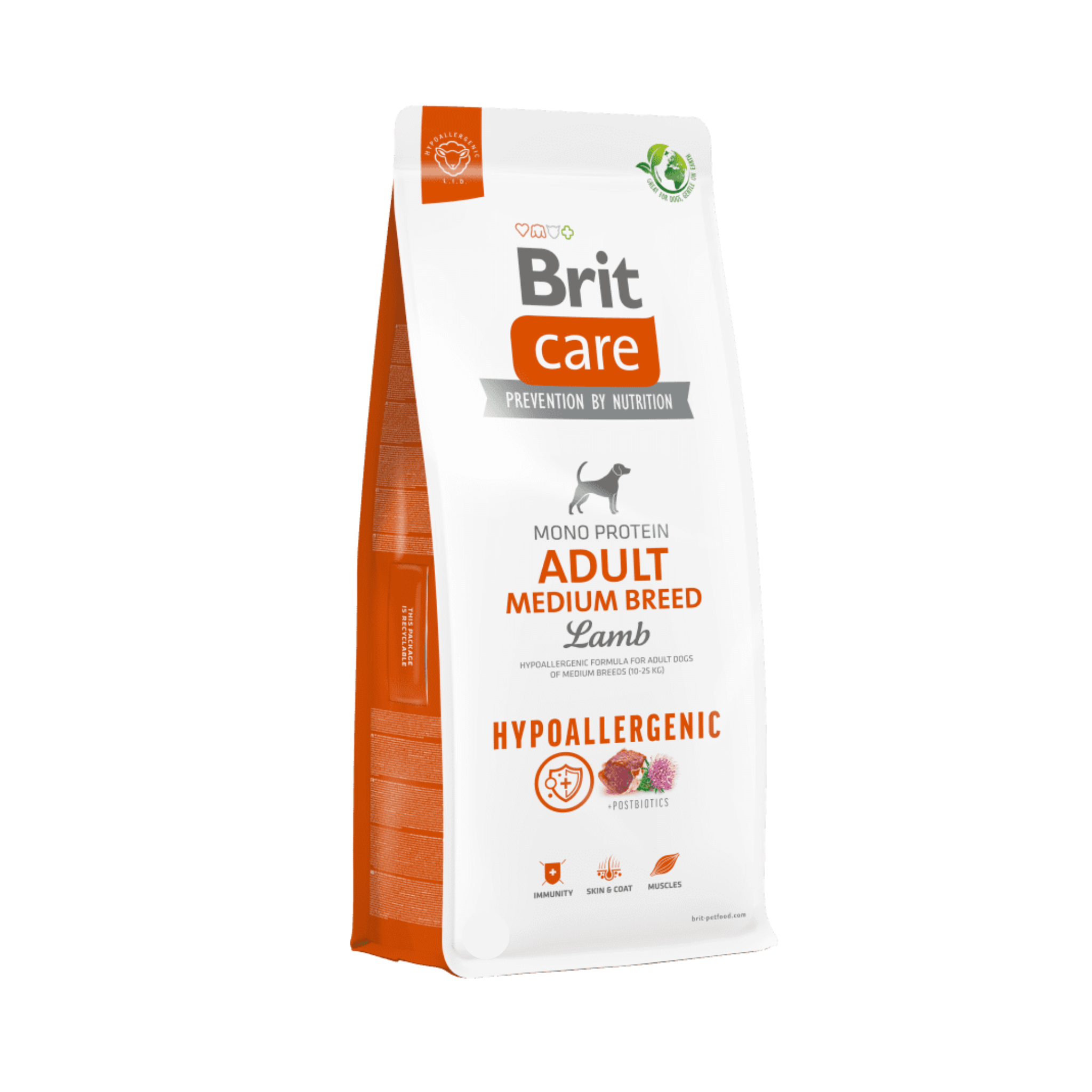 Brit Care Adult Lamb & Rice Medium Breed 3kg