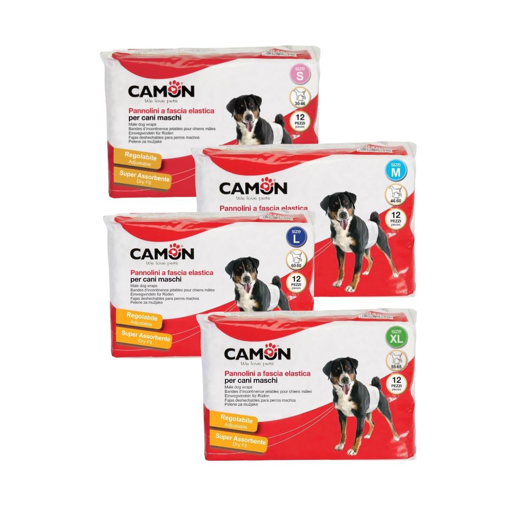 Camon Male Dog Nappies Disposable