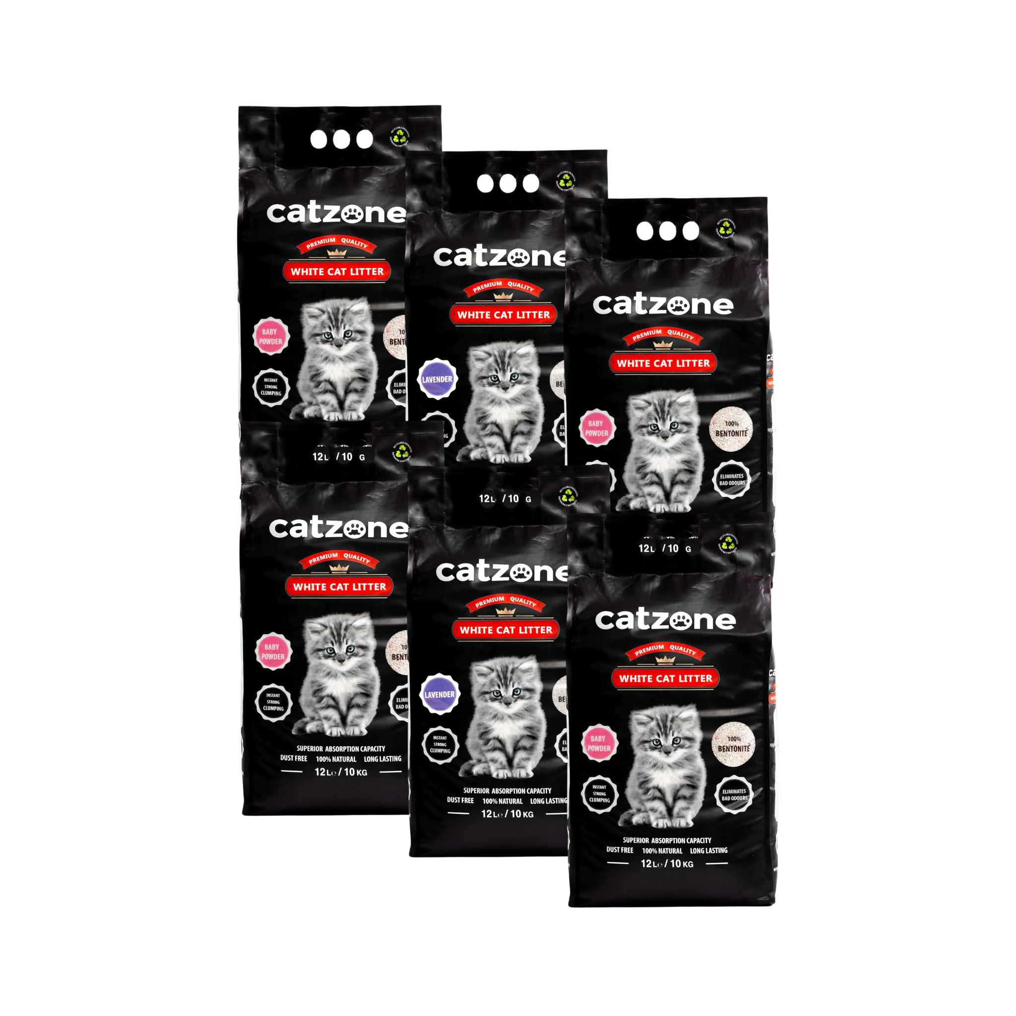 Catzone Litter 6 x 10kg - OFFER