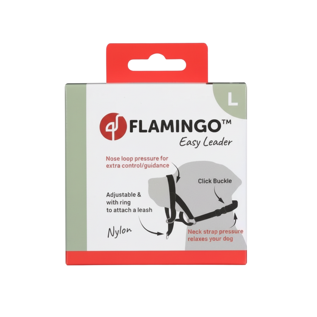 Flamingo Head collar Easy Leader Black