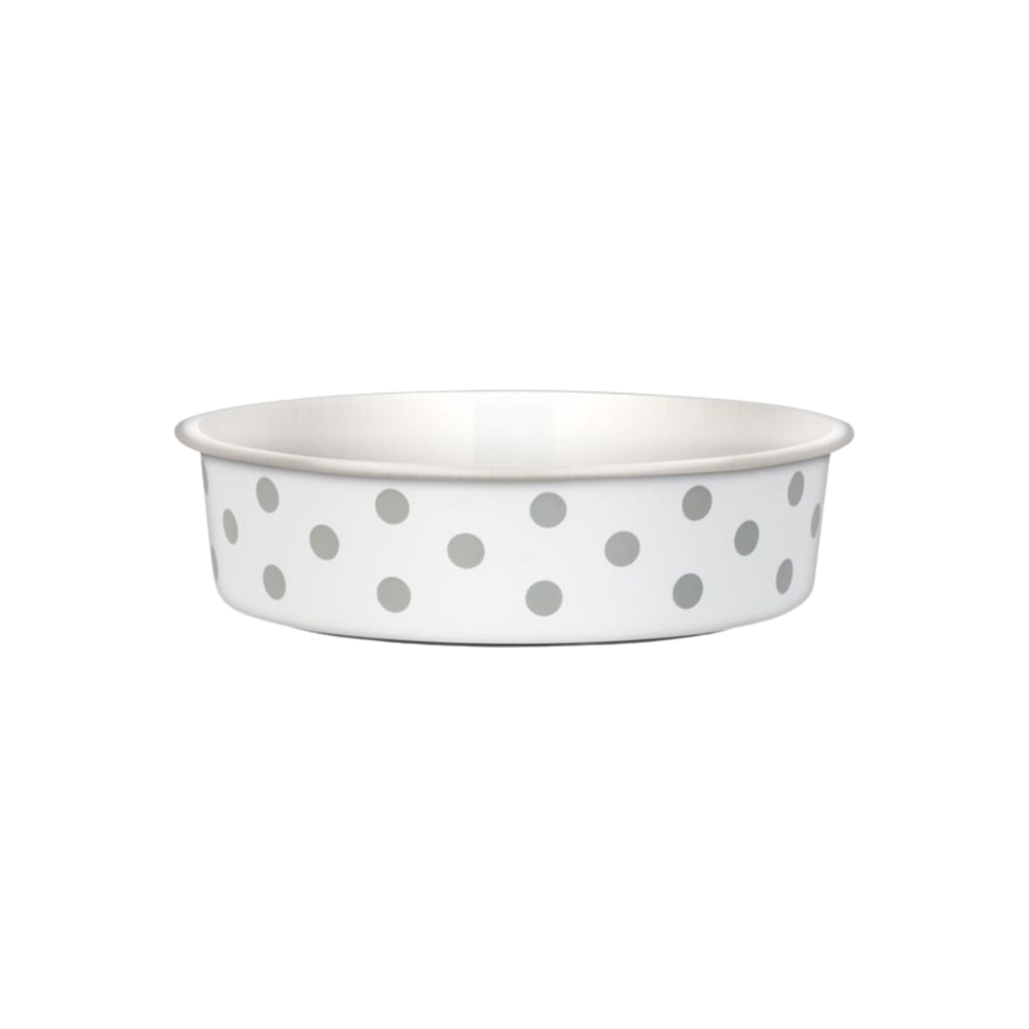 Have a Pet Metal Bowl with Dots