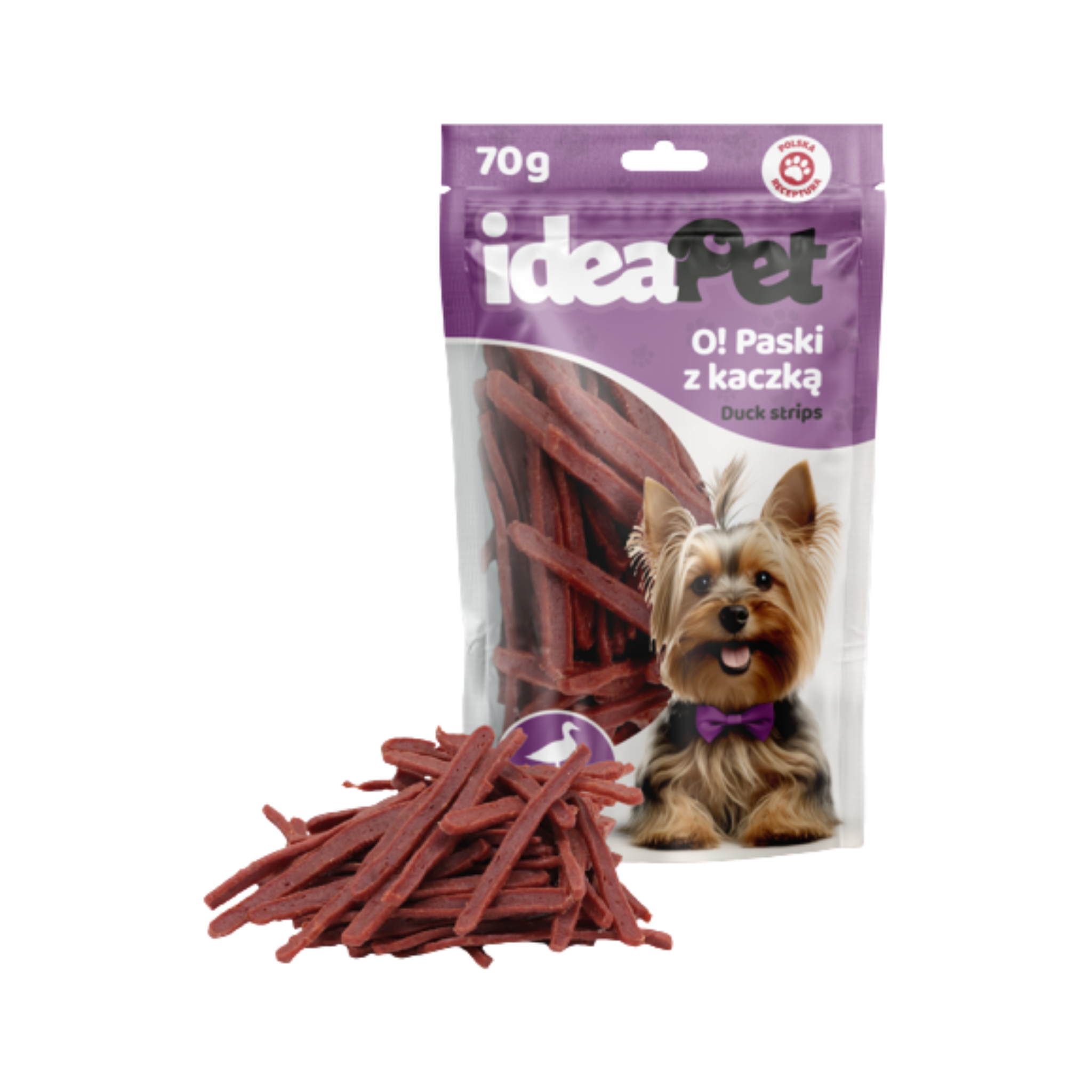 IdeaPet O! Treat Strips Duck 70g