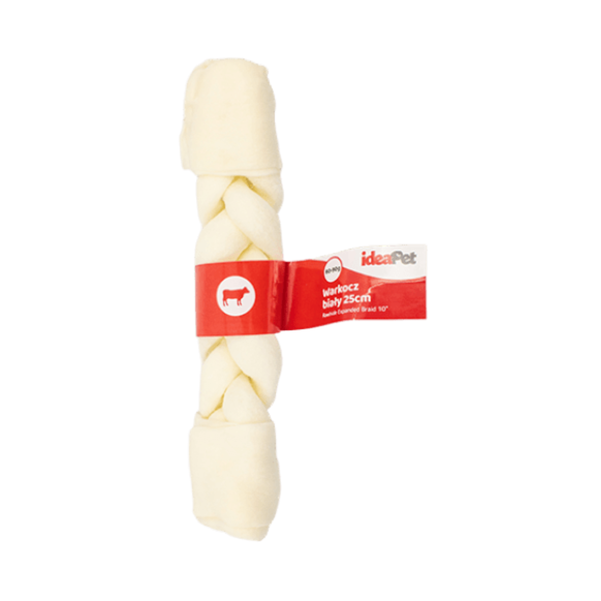 IdeaPet Dog Chew Treat White Braid 25cm