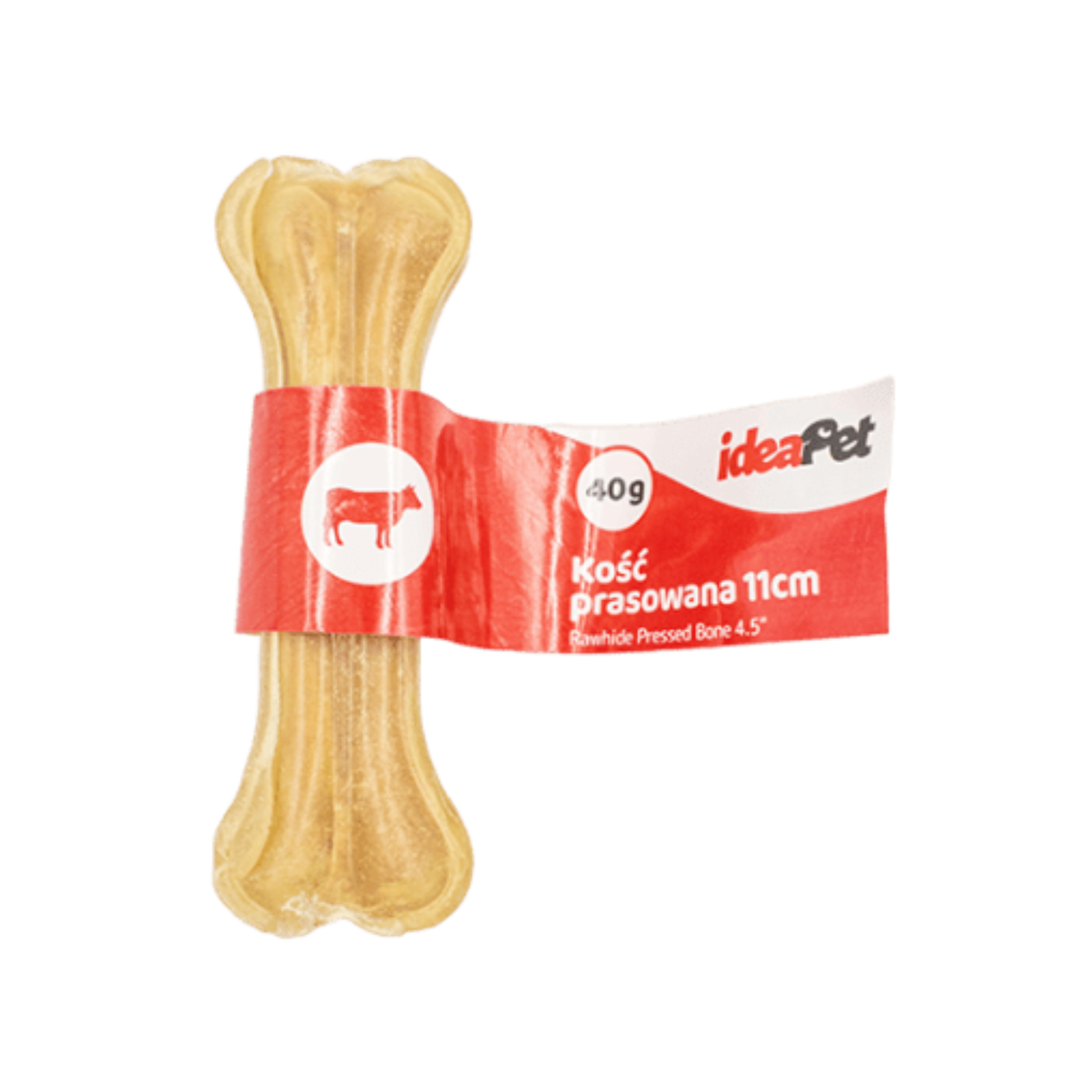 IdeaPet Dog Chew Treat Natural Pressed Bone 11cm
