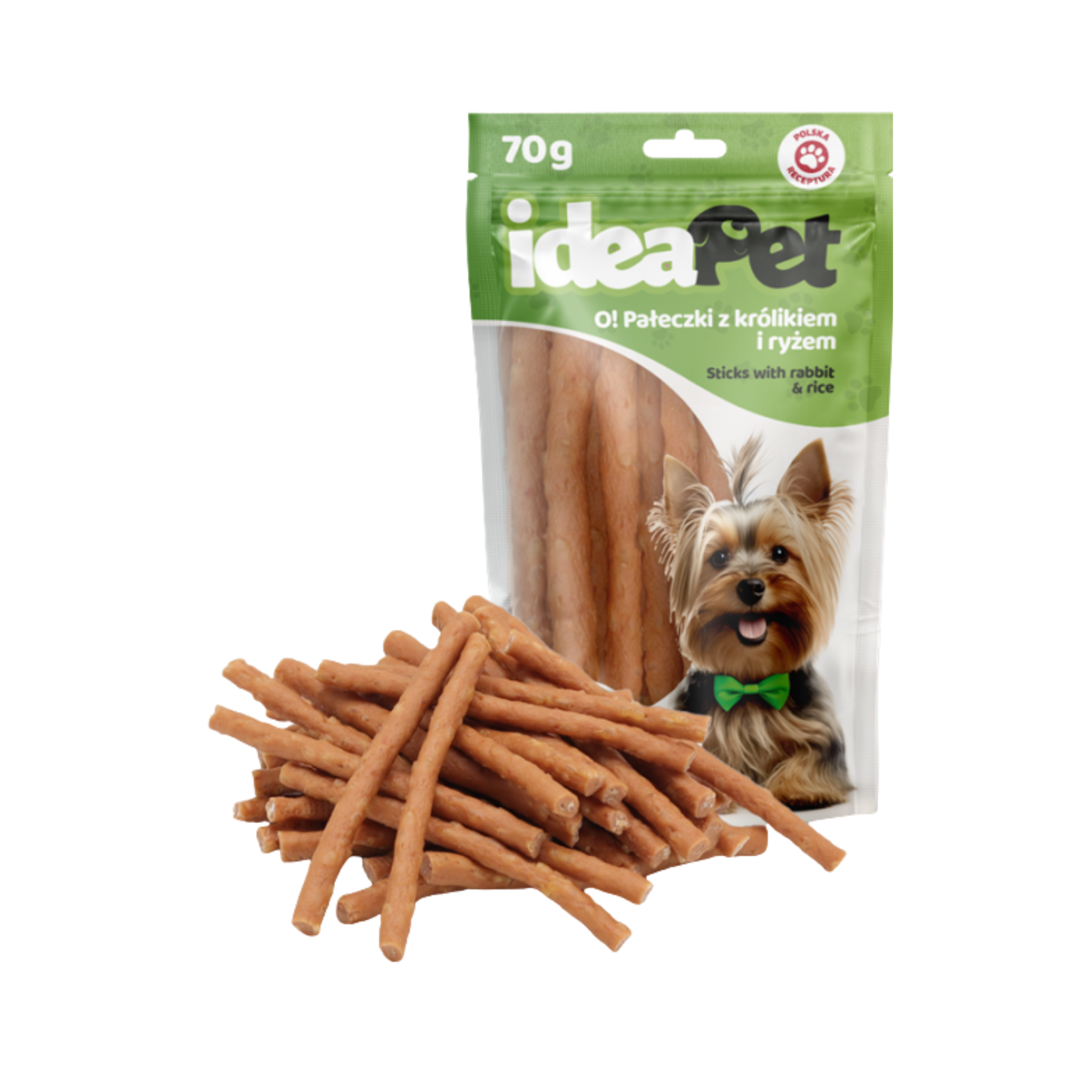 IdeaPet O! Treat Palecki Sticks Rabbit & Rice 70g