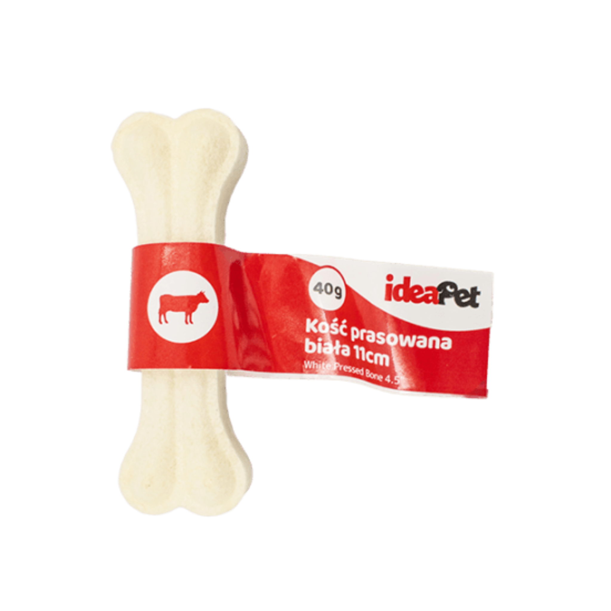 IdeaPet Dog Chew Treat White Pressed Bone 11cm
