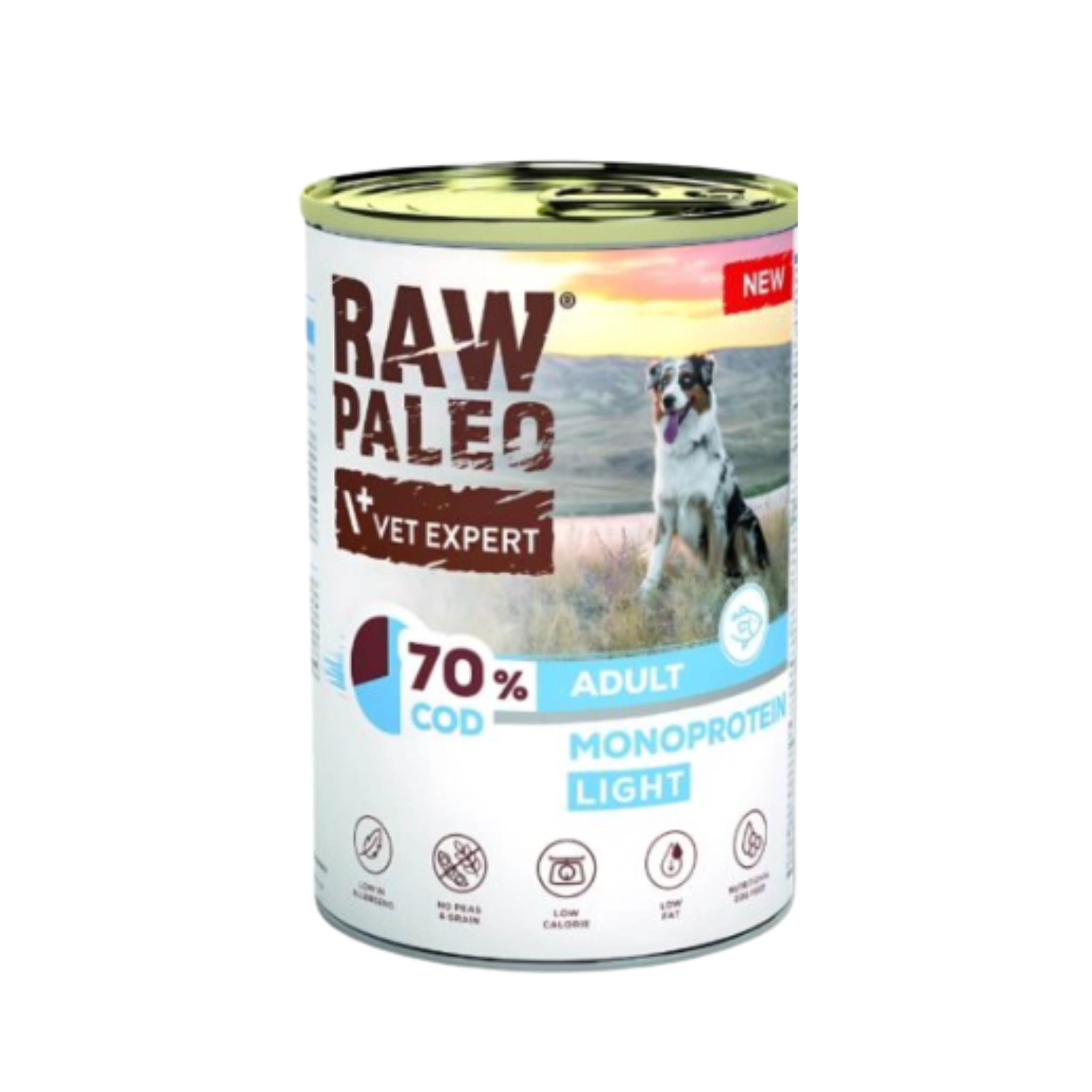 Raw Paleo Monoprotein Adult Cod Light Can