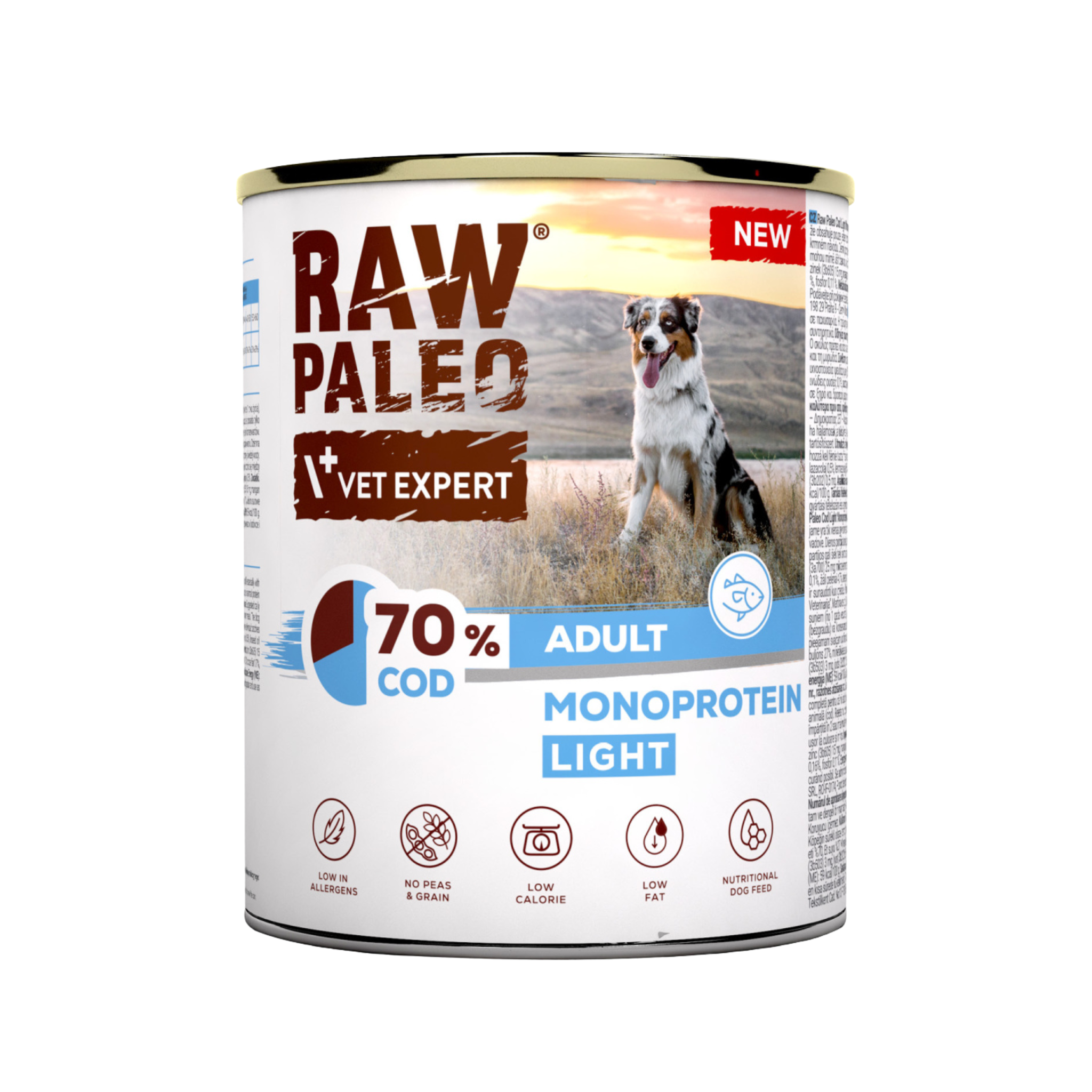 Raw Paleo Monoprotein Adult Cod Light Can
