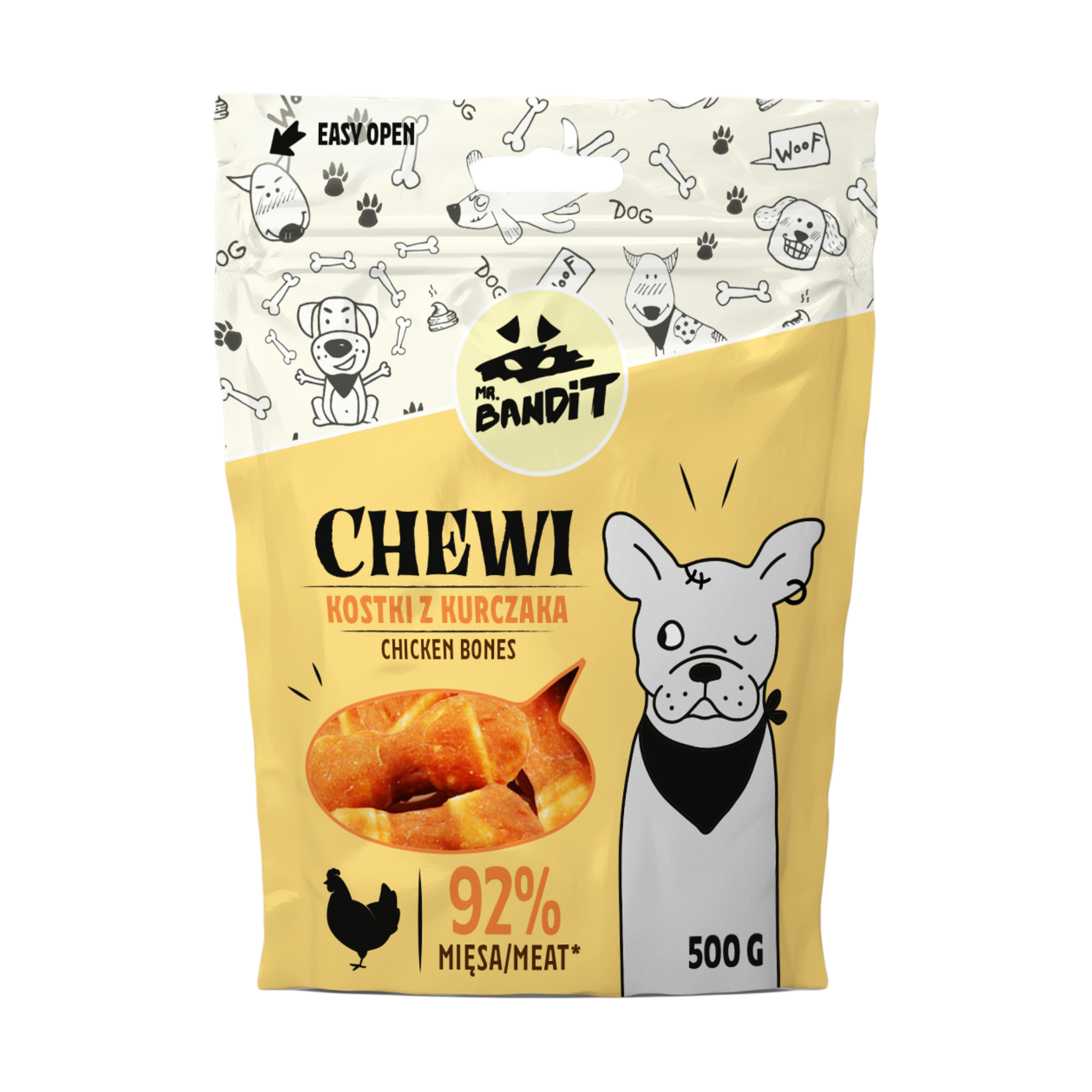 Mr. Bandit Chewi Chicken Bones 500g