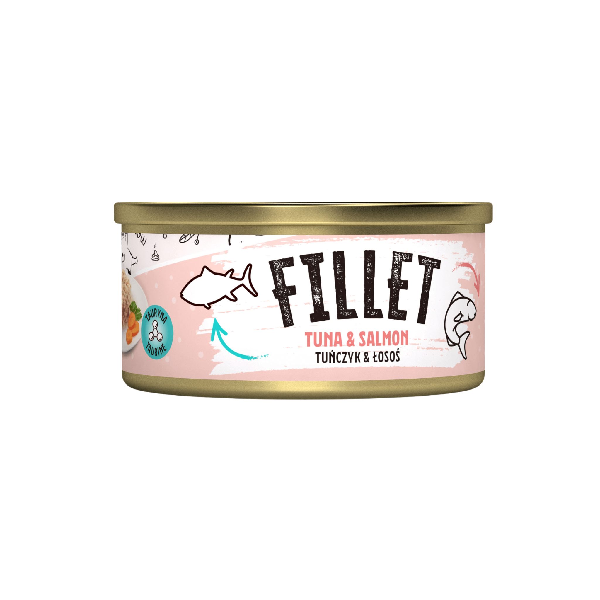 Mr. Bandit Fillet Tuna & Salmon 80g