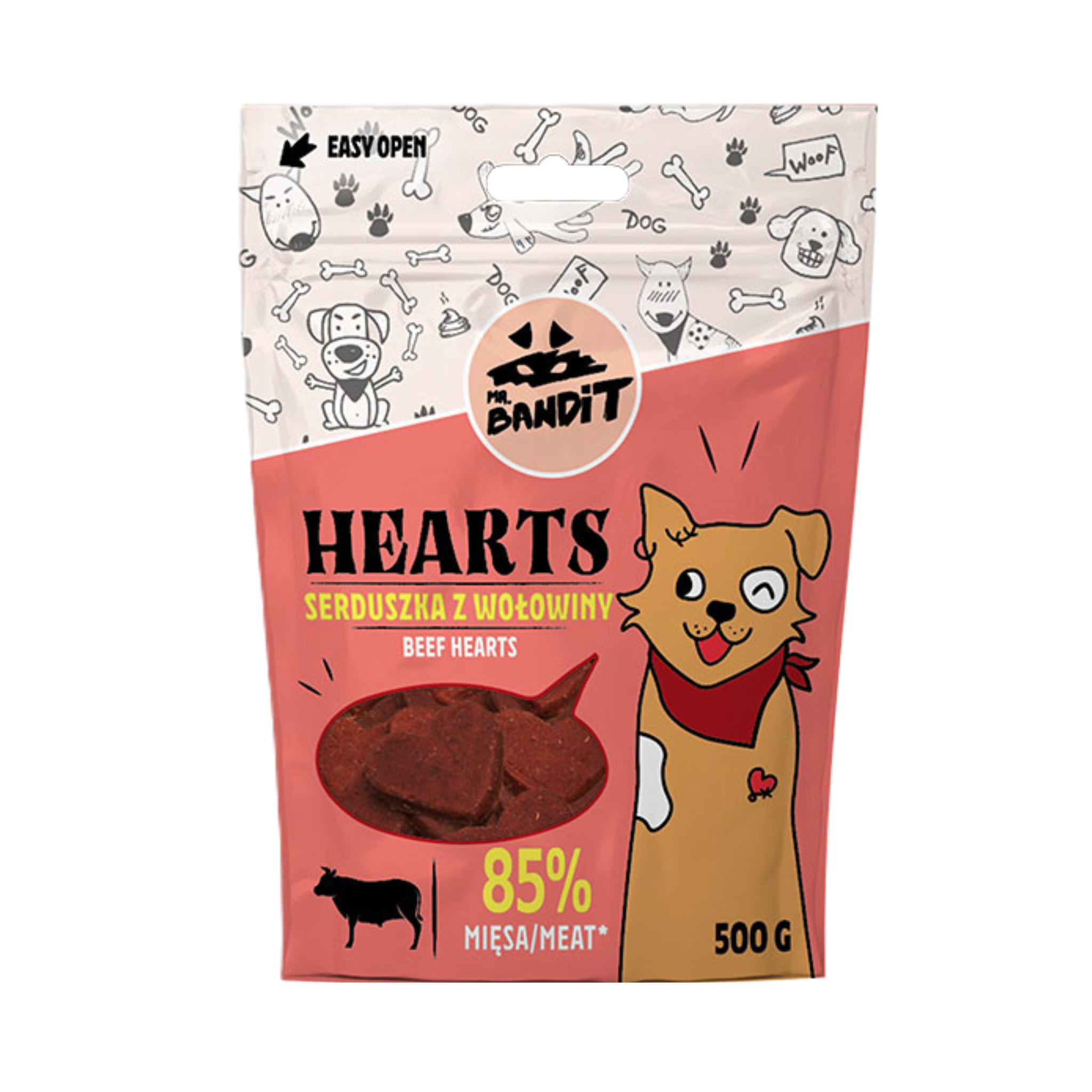 Mr. Bandit Hearts with Beef
