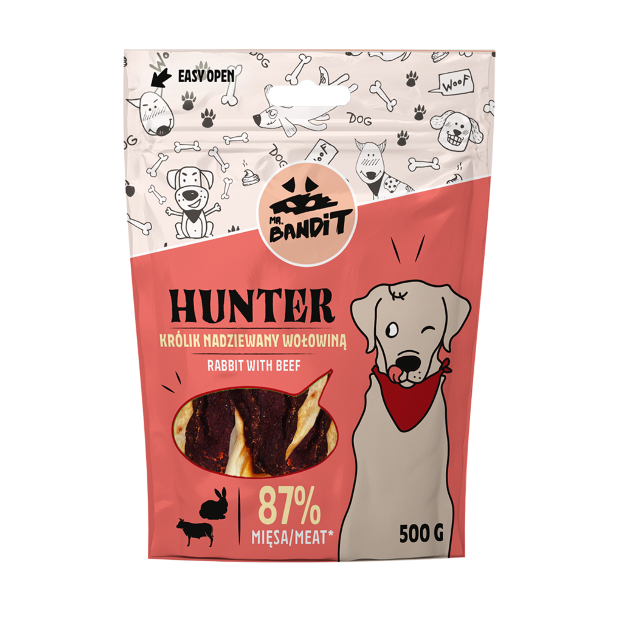 Mr. Bandit Hunter Rabbit & Beef 500g