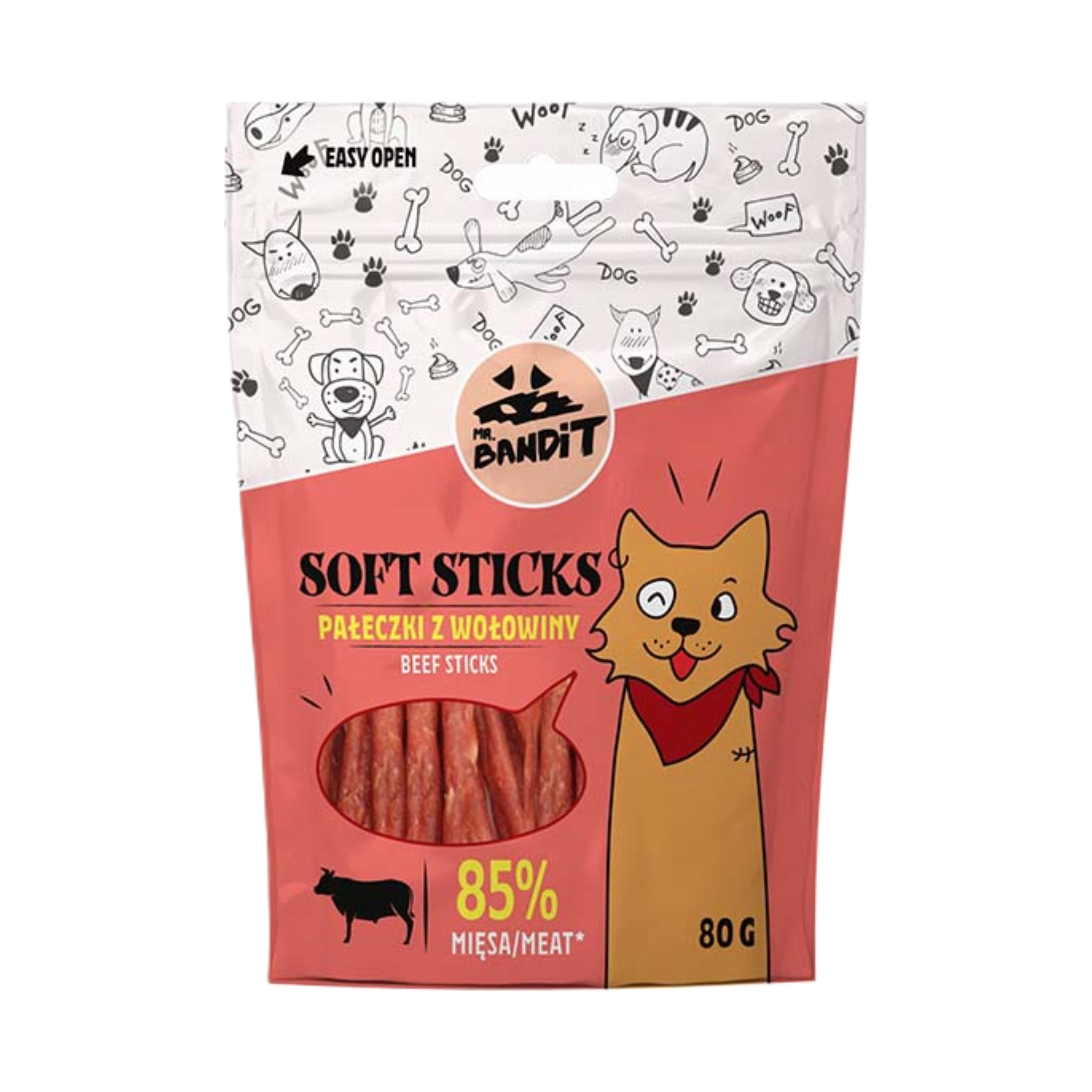 Mr. Bandit Soft Sticks Beef