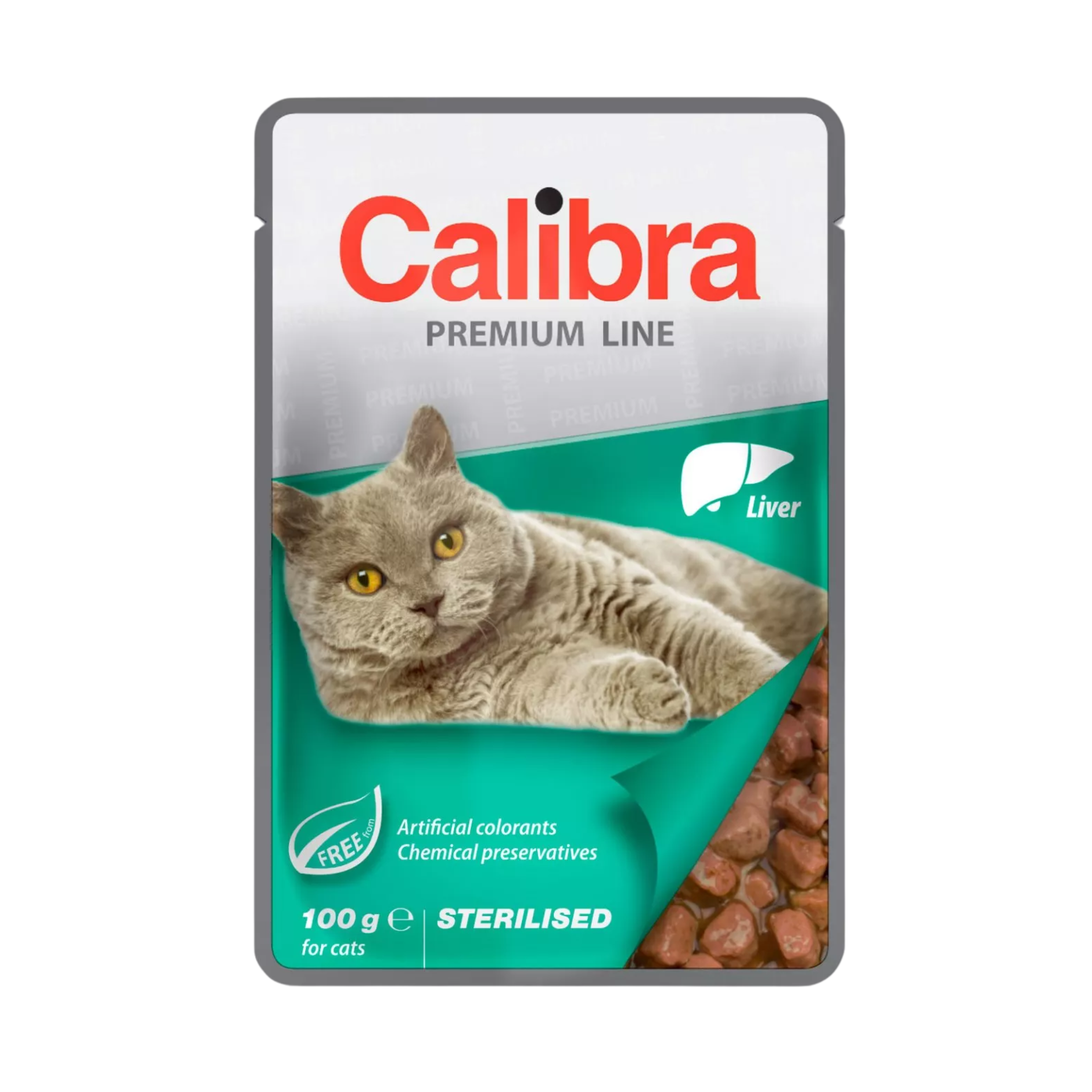 Calibra Premium Line Sterilised Liver In Gravy, 100g